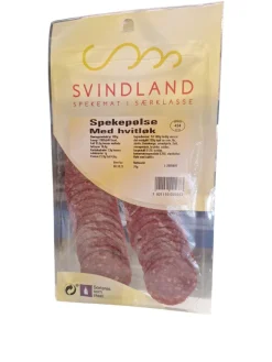 New Spekebua Hvitløkspølse 70g oppskåret