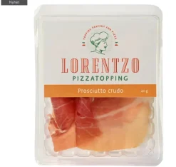 Clearance Spekebua Lorentzo pizzatopping prosciutto crudo 40 g (Kampanje)