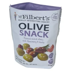 Hot Spekebua Mr Filbert’s Mixed Olive Snack w Rosemary & Garlic