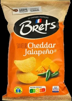 New Spekebua Potetchips m/cheddar & jalapeño Brets,125g