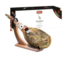 Outlet Spekebua Serranoskinke 14 mnd 7.5 kg m/Stativ og Kniv