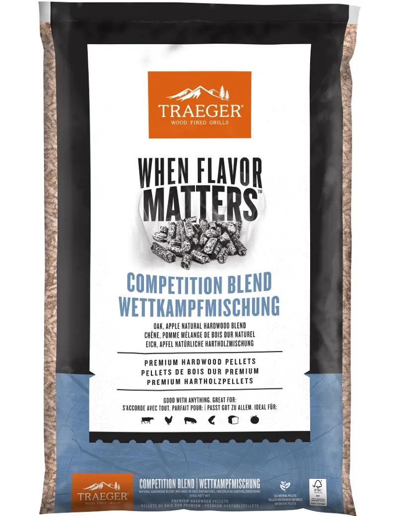 Hot Spekebua Traeger Competition Blend Pellets, 9kg